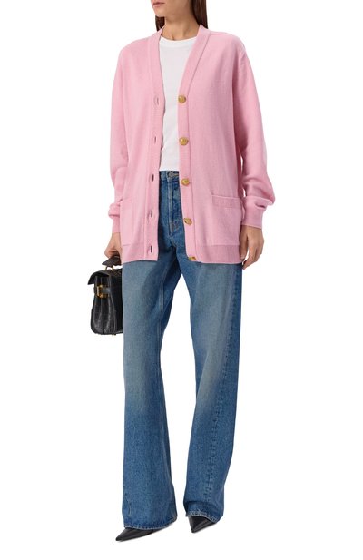 Кардиган из кашемира и шерсти BALMAIN, арт. GF1K0003/KI87, фото 2