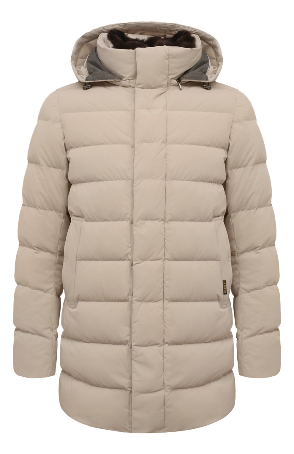 Пуховик с воротником из кролика HETREGO, арт. 8N435R/WILLIAM, фото 1