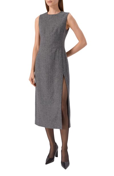 Платье из шерсти и кашемира 12 STOREEZ серого цвета по цене 37000 руб., арт. 127468, фото 3 Платье из шерсти и кашемира 12 STOREEZ, арт. 127468, фото 3