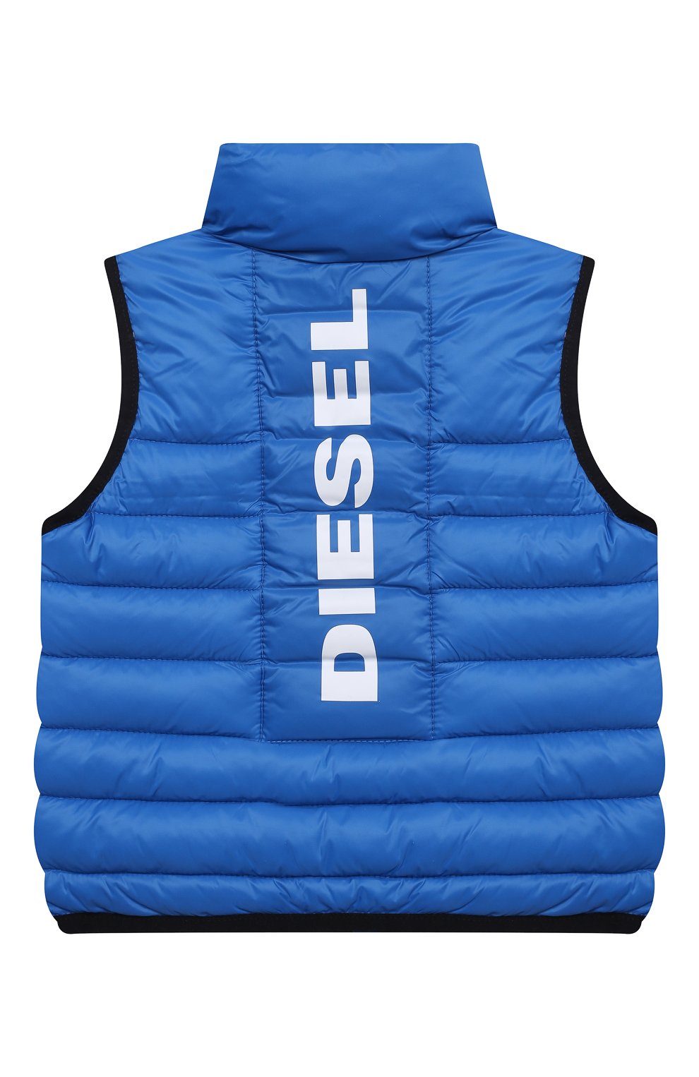 Утепленный жилет DIESEL синего цвета по цене 12100 руб., арт. K00331/KXBDY, фото 2 Утепленный жилет DIESEL, арт. K00331/KXBDY, фото 2