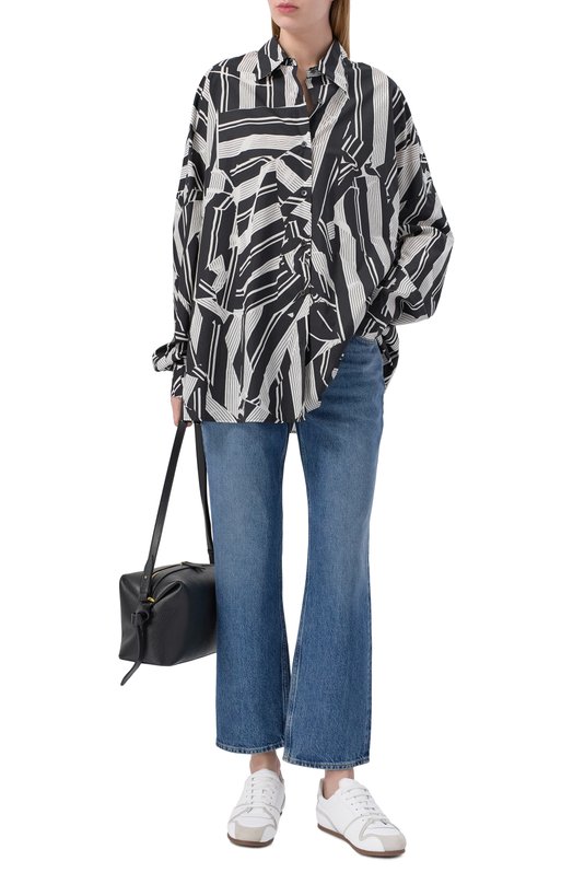 Кожаные кеды Moschino MA15021G10/MFB Белый  MA15021G10/MFB Фото 3