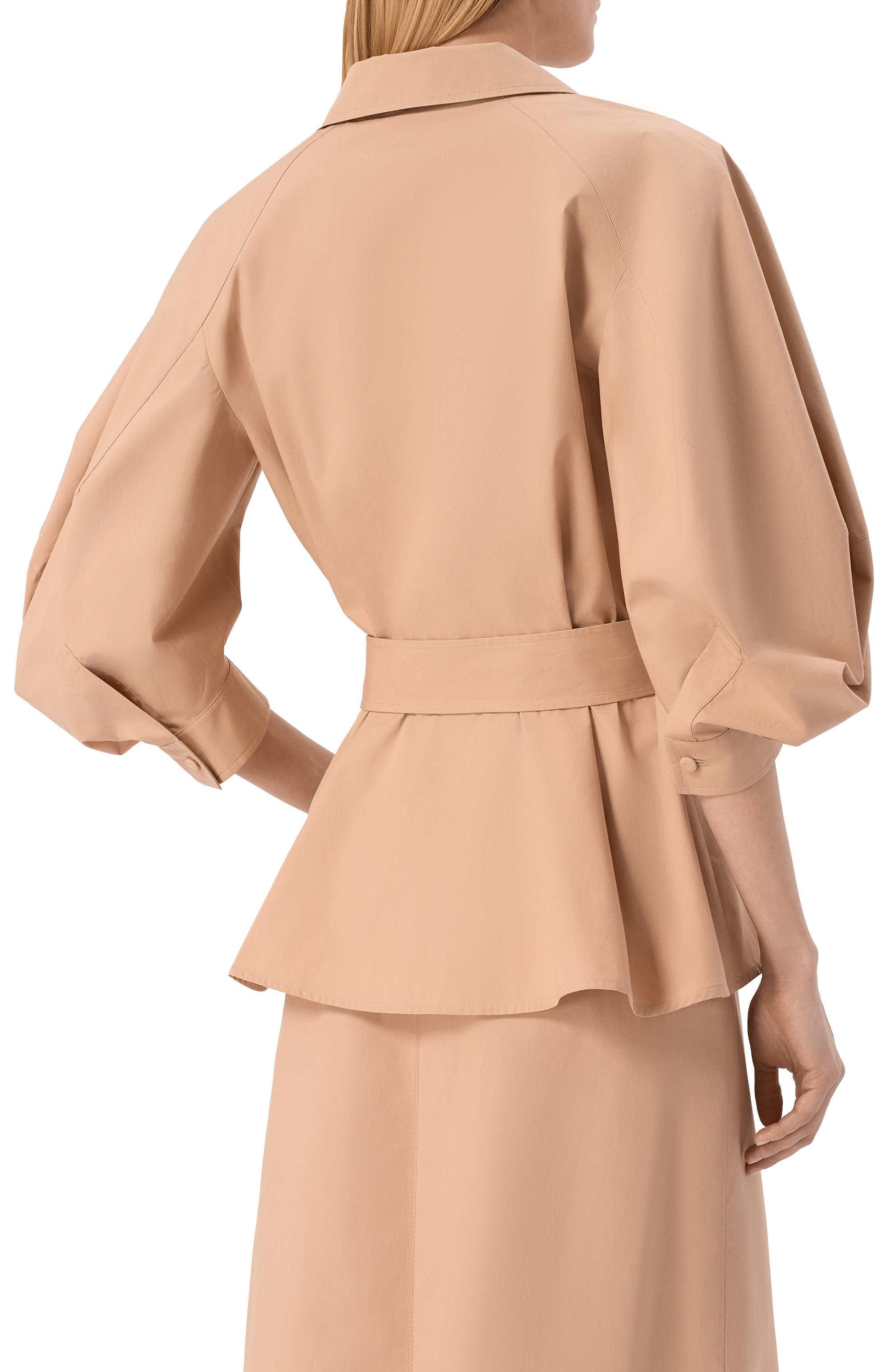 Хлопковая блузка ELIE SAAB, арт. T0270/P0023, фото 4