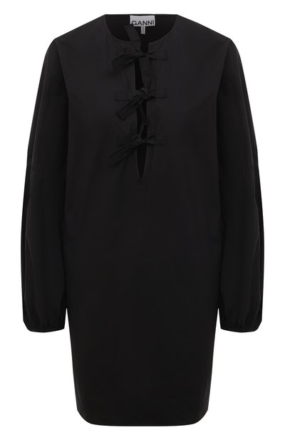 Хлопковое платье GANNI, арт. F7560, фото 1