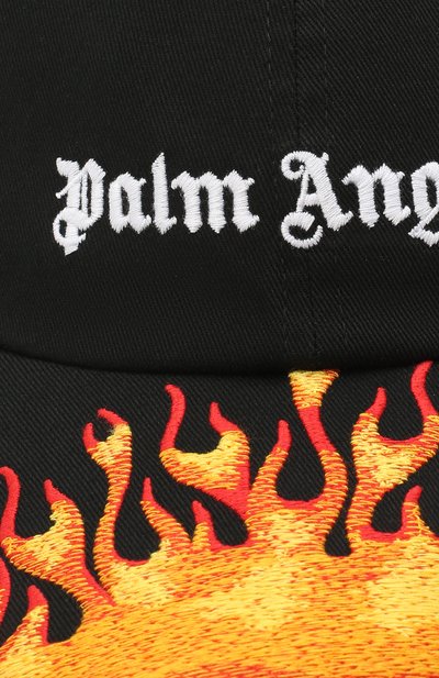 Хлопковая бейсболка PALM ANGELS, арт. PMLB003R21FAB0011001, фото 3
