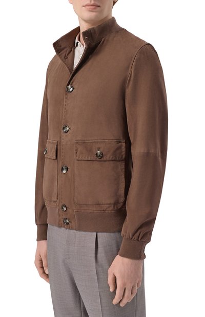 Замшевый бомбер GIMO'S, арт. 6S20.1.000.52W/IC, фото 3