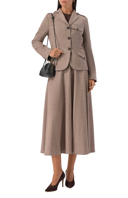 Жакет из шерсти и кашемира Kiton D58511K0561G02 Бежевый  D58511K0561G02 Фото 2