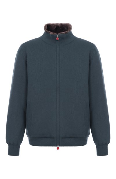 Мужской кашемировый кардиган с подкладкой из овчины KITON, арт. UMK1489K325