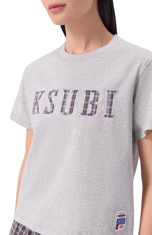 Хлопковая футболка Ksubi WSP26TE015 Серый  WSP26TE015 Фото 5