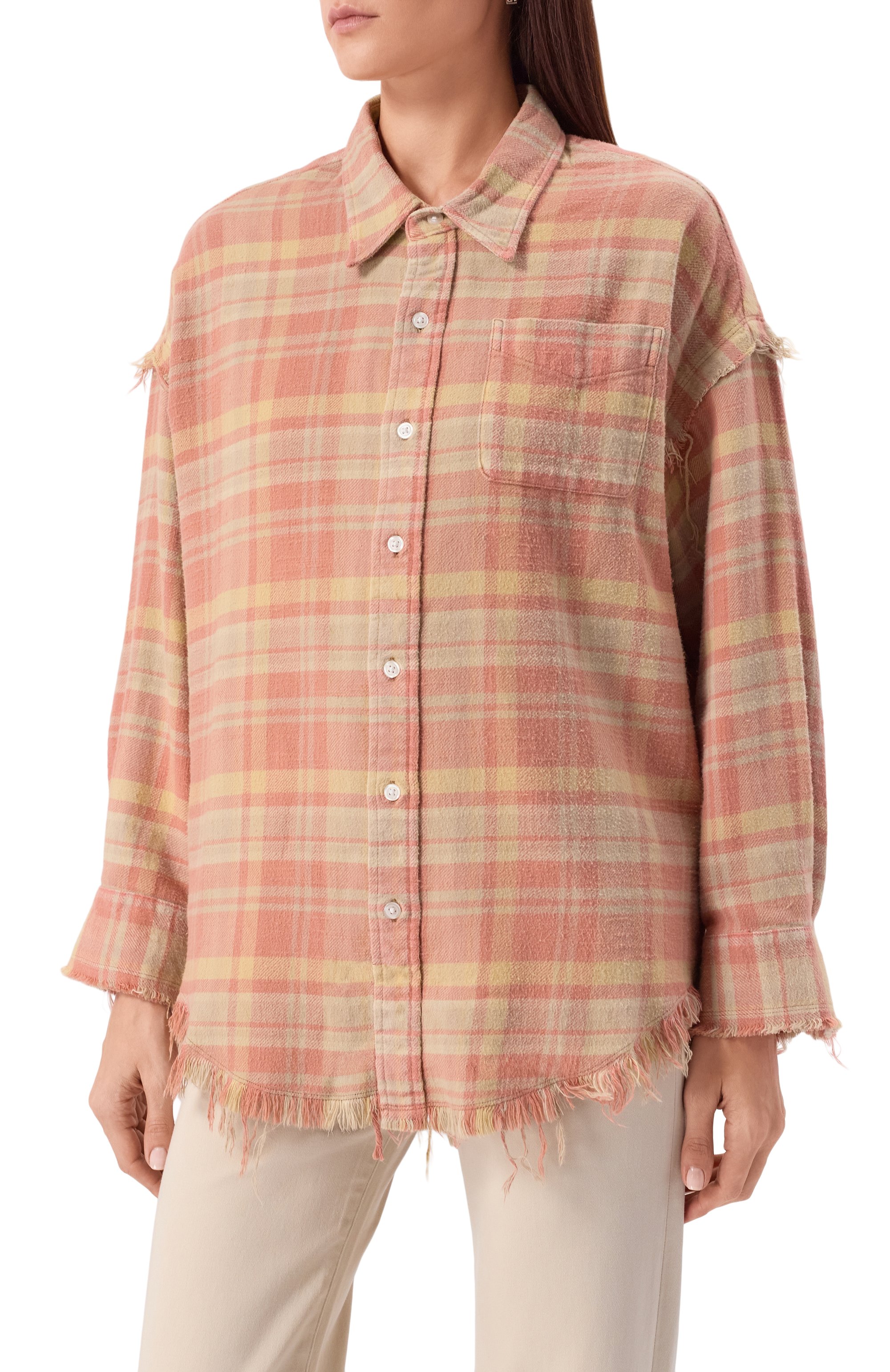 Хлопковая рубашка R13, арт. R13WR075-R549B/W, фото 3