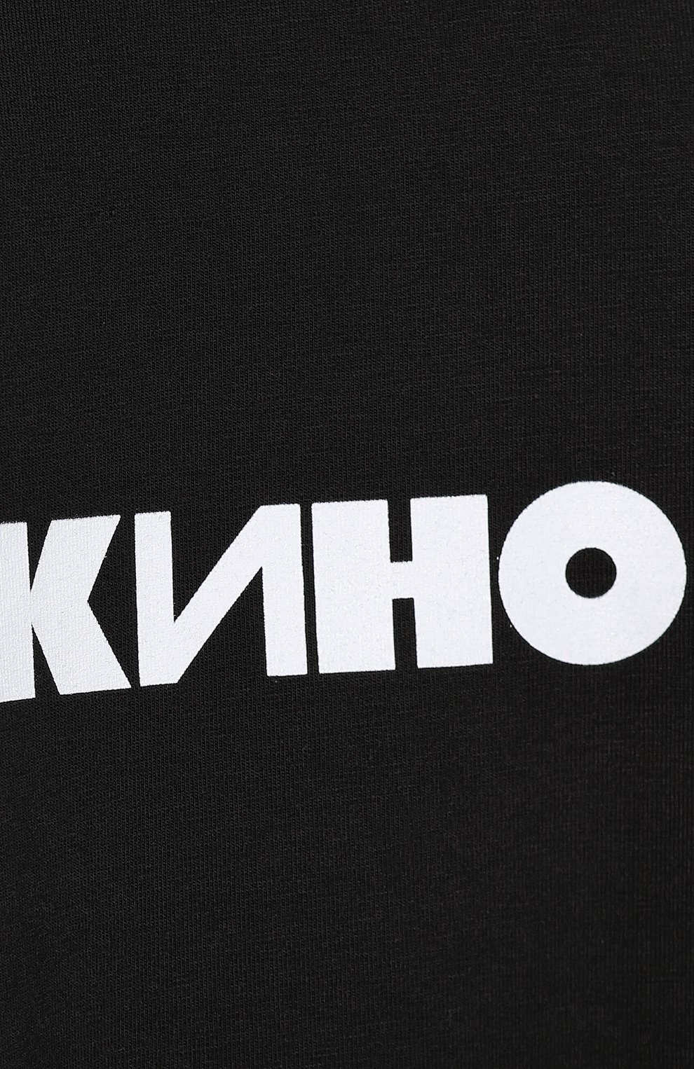 Хлопковая футболка с круглым вырезом и принтом VIKA GAZINSKAYA черного цвета по цене 8000 руб., арт. SS18-1248, фото 7 Хлопковая футболка с круглым вырезом и принтом VIKA GAZINSKAYA, арт. SS18-1248, фото 7