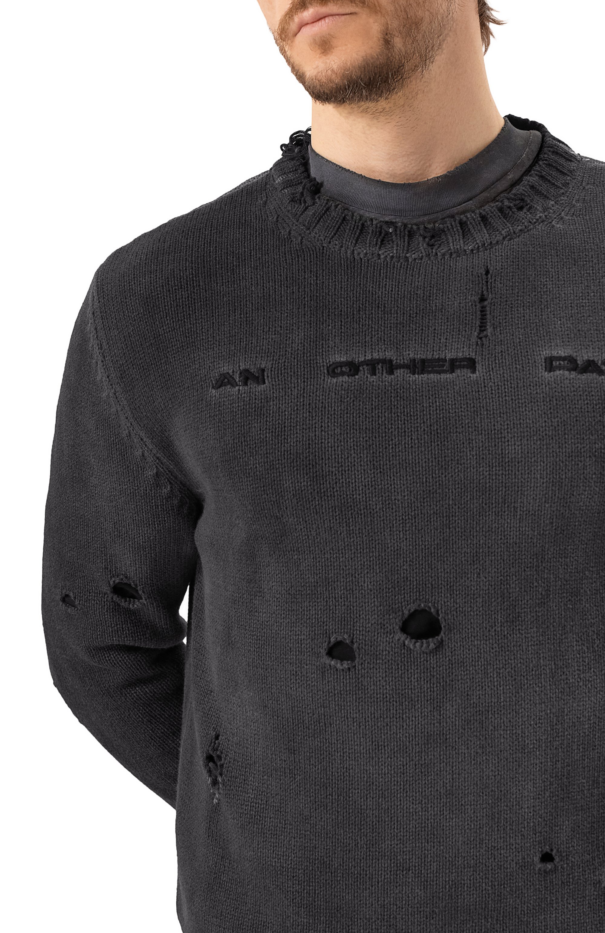 Хлопковый свитер AN OTHER DATE, арт. S25MA0DJP199, фото 5