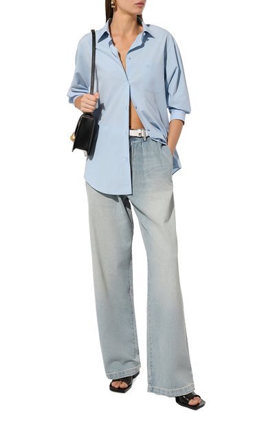 Хлопковая рубашка GUCCI, арт. 619474 ZAEVU, фото 2