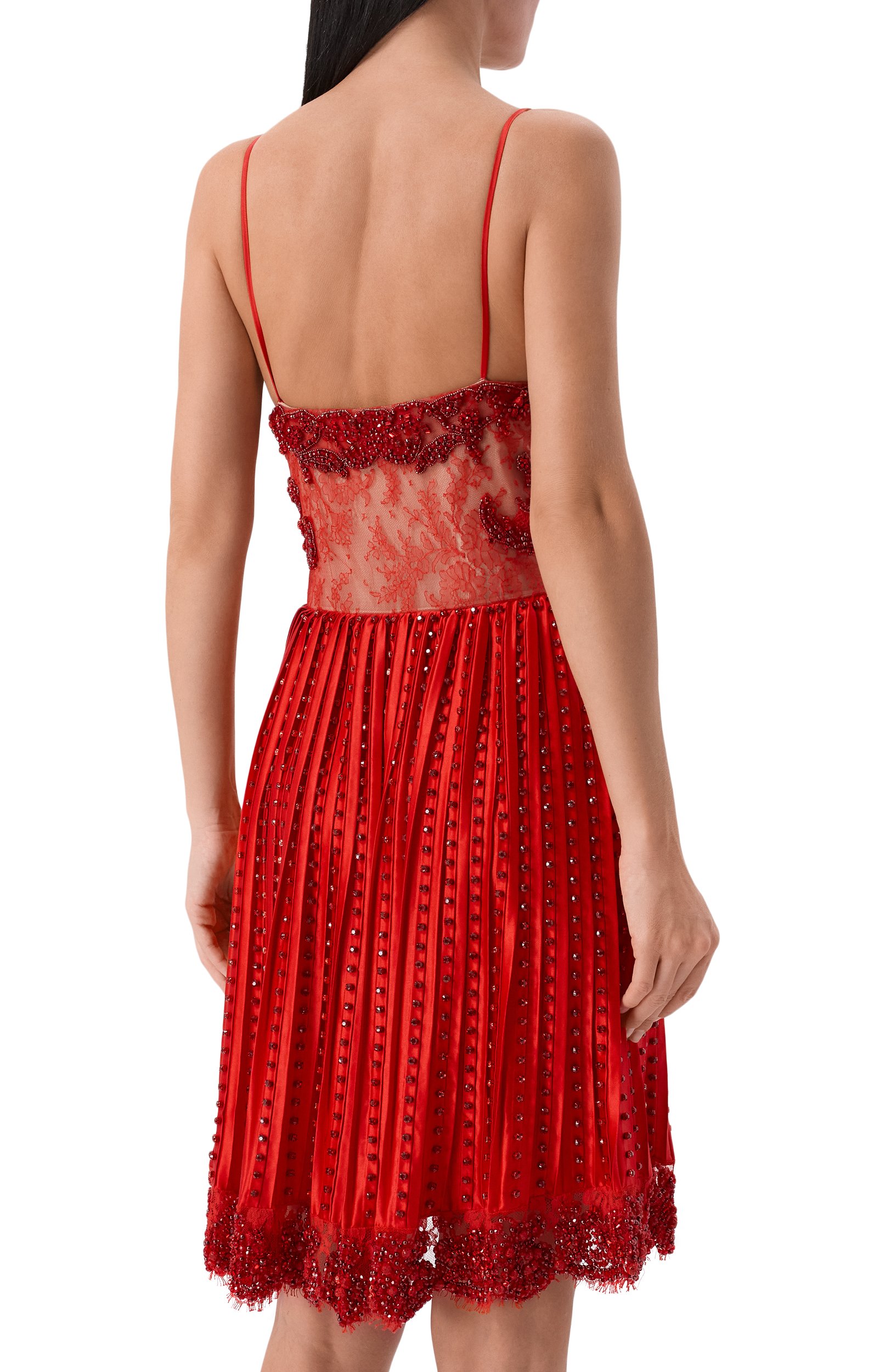 Шелковое платье с отделкой бисером GIVENCHY, арт. 17I2005310, фото 3