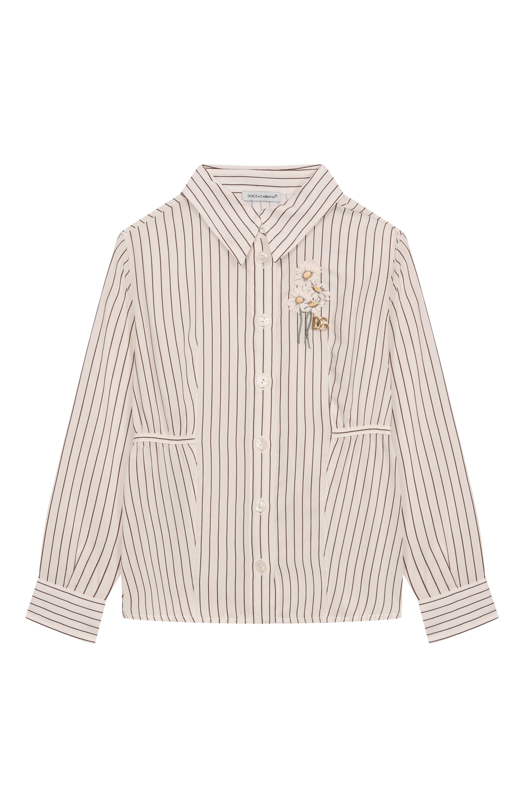 Рубашка из хлопка и шелка DOLCE & GABBANA, арт. L56S44/FBTAL/2-6, фото 1