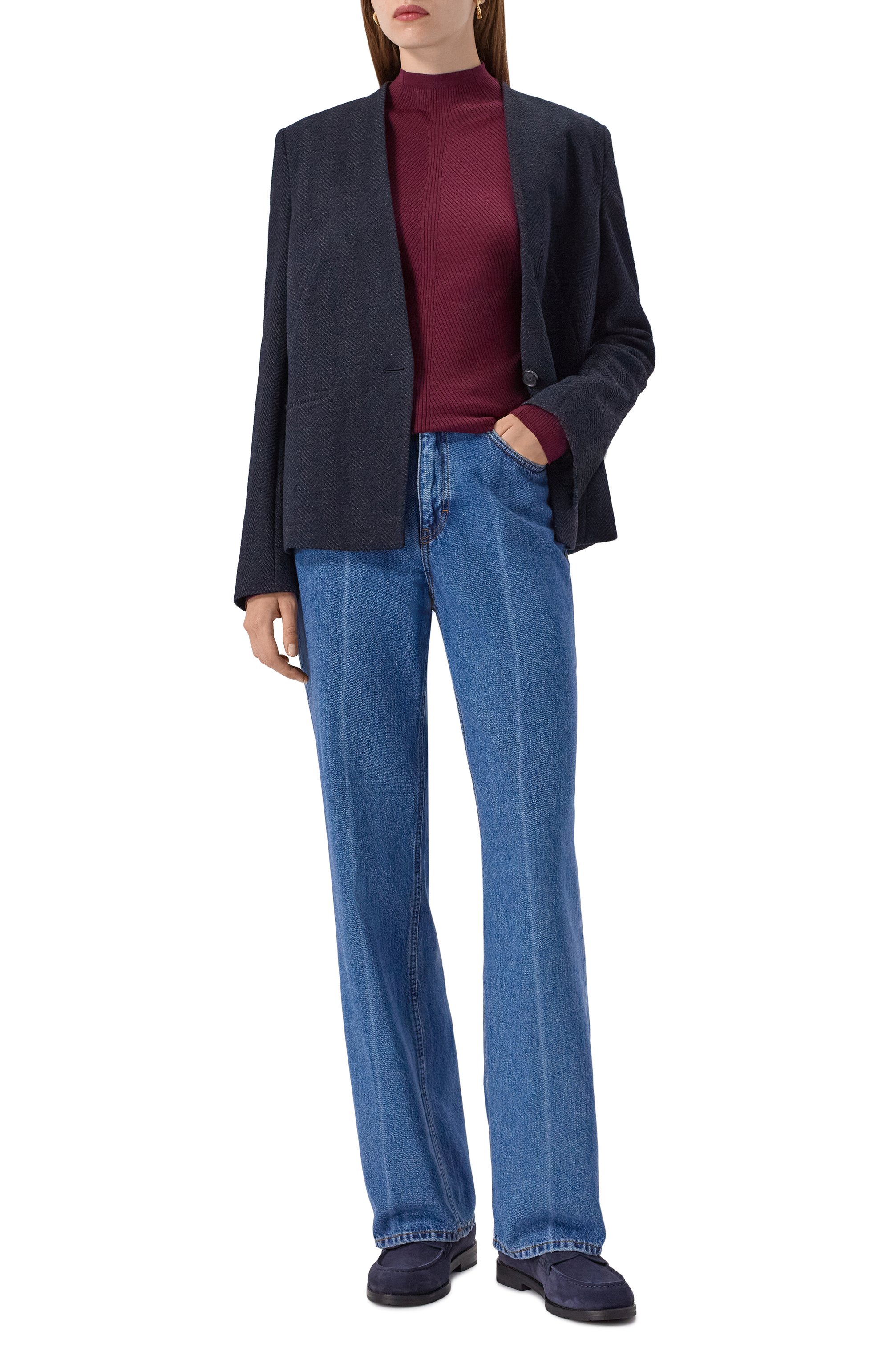 Шерстяная водолазка BOSS, арт. 50549166, фото 2