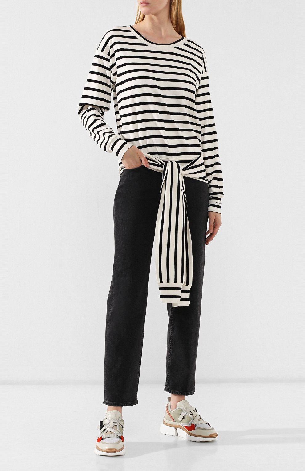 Хлопковый пуловер SONIA RYKIEL, арт. 13504019-FA, фото 2