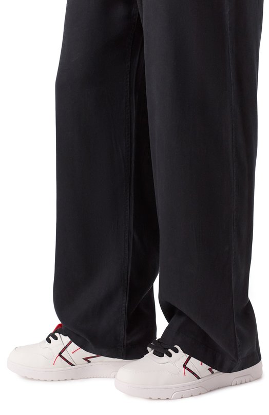 Кожаные кеды Out of Office Off-White 0MIA189F25LEA00D Белый  0MIA189F25LEA00D Фото 3