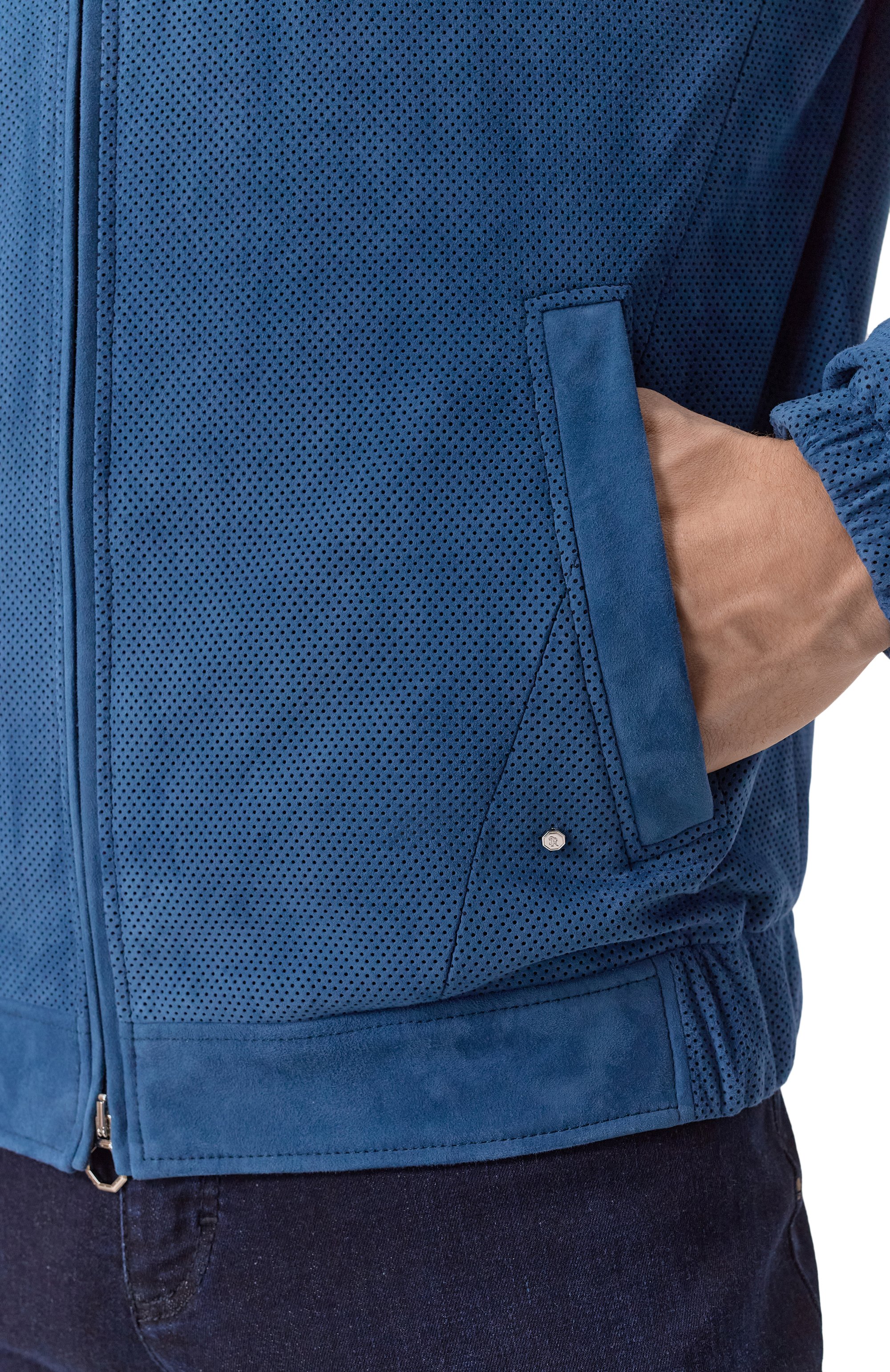 Замшевый бомбер STEFANO RICCI, арт. MDJ5100040/7200, фото 5