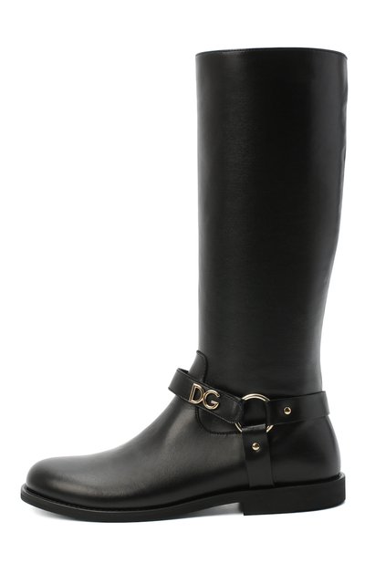 Кожаные сапоги DOLCE & GABBANA, арт. D10986/AW998/37-39, фото 2