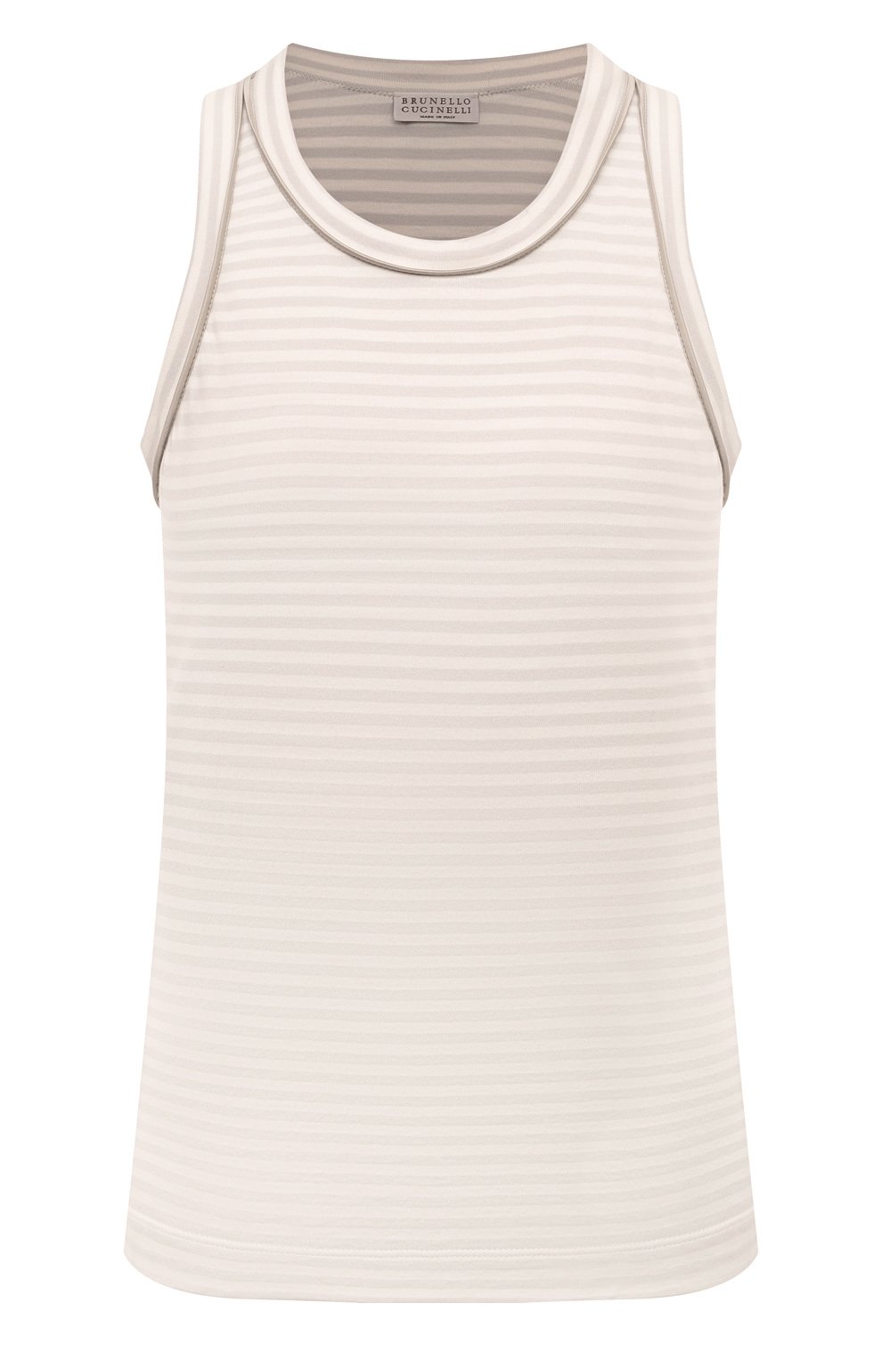 Хлопковая майка BRUNELLO CUCINELLI, арт. ML929EH820, фото 1