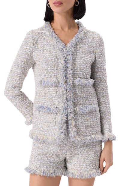 Твидовый жакет GIAMBATTISTA VALLI, арт. 25SSPVCA6225-14UBE, фото 3