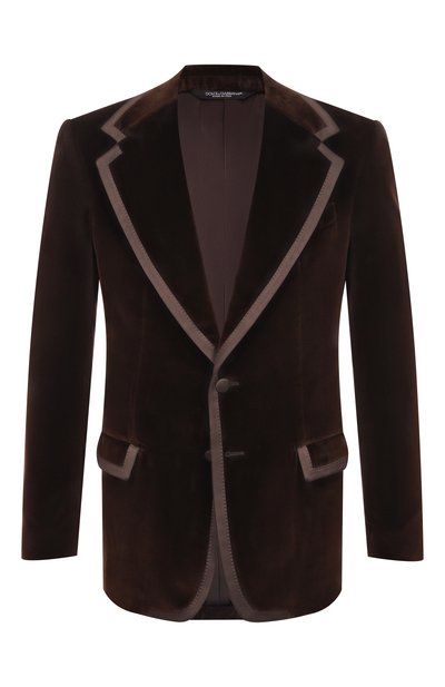 Мужской бархатный пиджак DOLCE & GABBANA, арт. G2VP0T/FUVG7