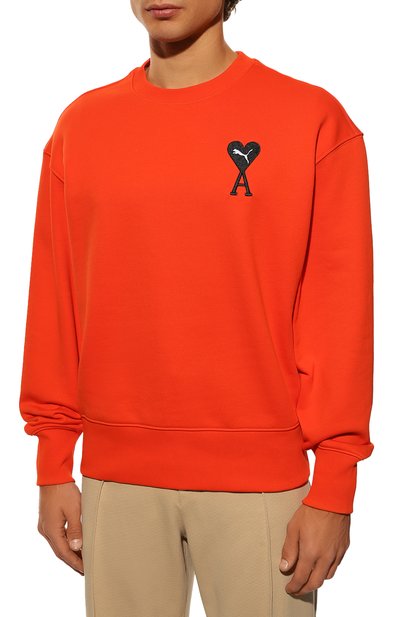 Хлопковый свитшот puma x ami PUMA, арт. 53411195, фото 3