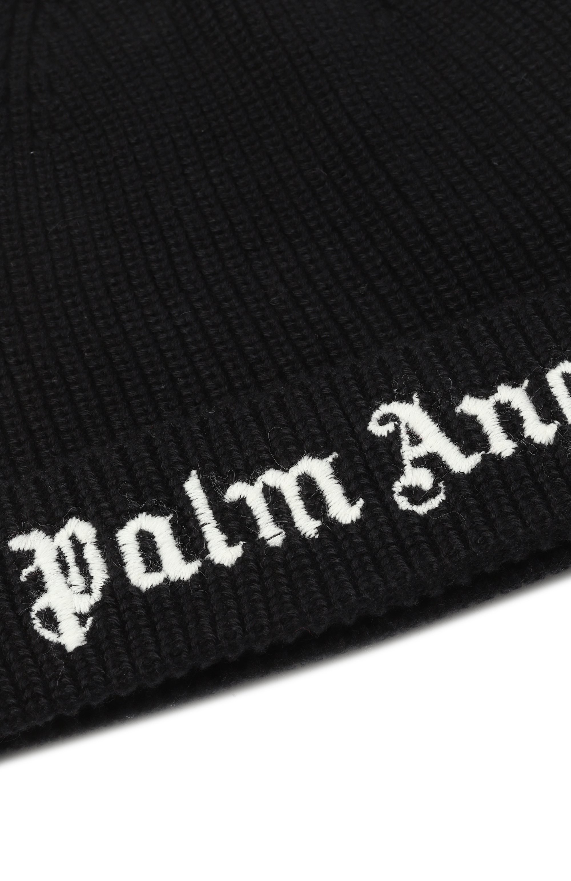 Шапка из хлопка и шерсти PALM ANGELS, арт. PBLC006C99KNI001, фото 3