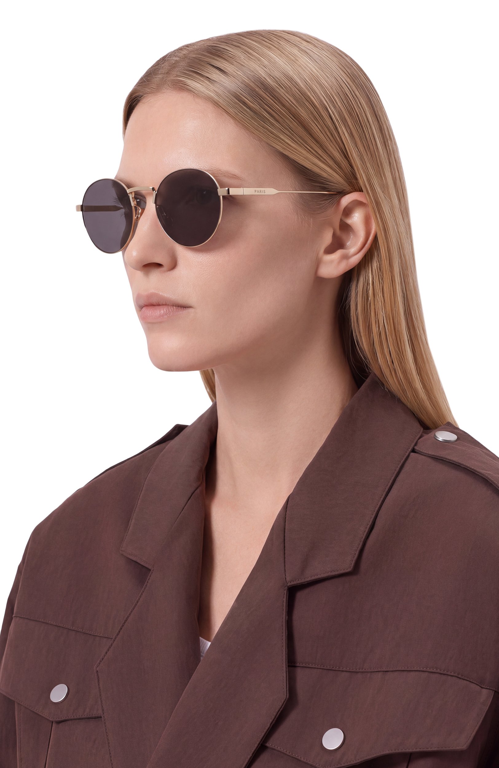 Солнцезащитные очки CELINE золотого цвета по цене 63500 руб., арт. CL40346U 32A, фото 2 Солнцезащитные очки CELINE, арт. CL40346U 32A, фото 2