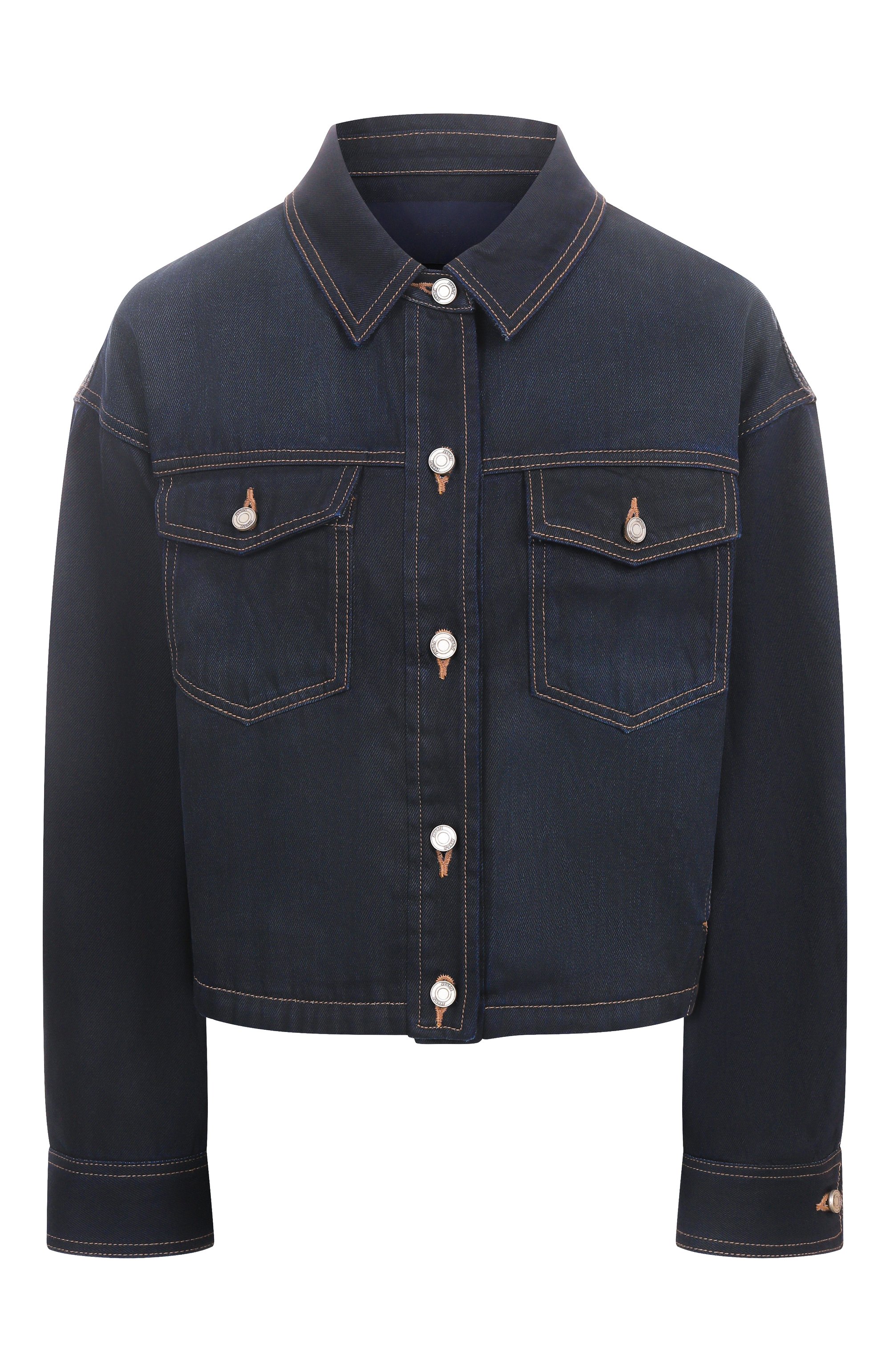 Джинсовая куртка JUUN.J темно-синего цвета по цене 65200 руб., арт. JW5311W05P, фото 1 Джинсовая куртка JUUN.J, арт. JW5311W05P, фото 1