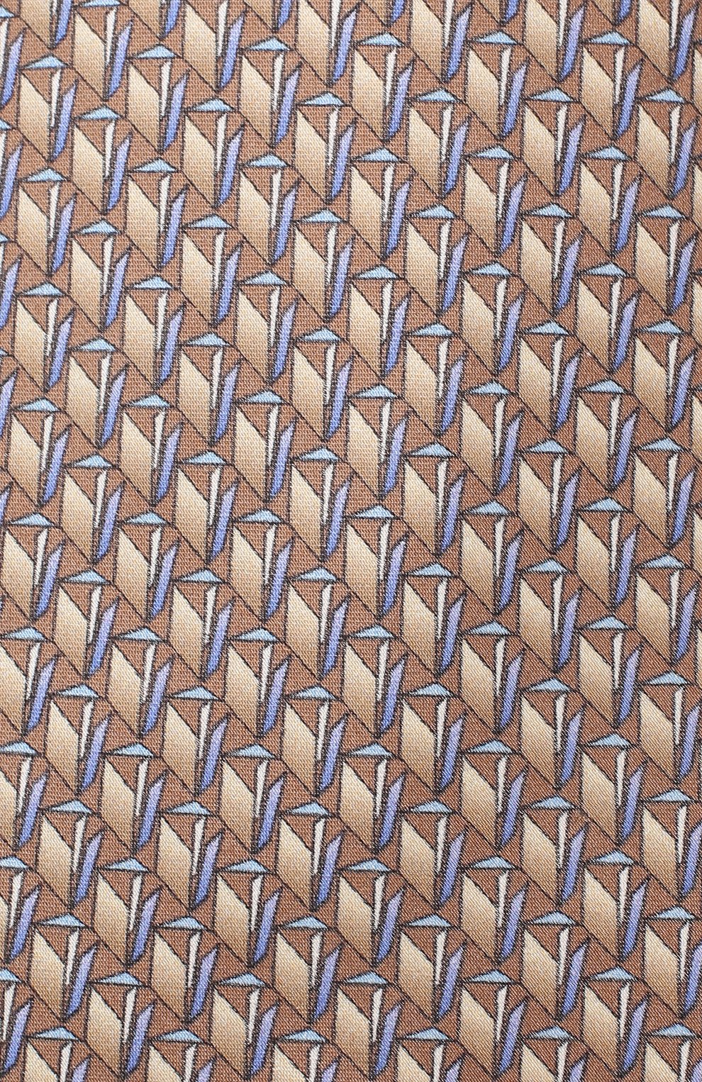 Шелковый галстук ZILLI бежевого цвета по цене 25800 руб., арт. 50224/TIES, фото 3 Шелковый галстук ZILLI, арт. 50224/TIES, фото 3