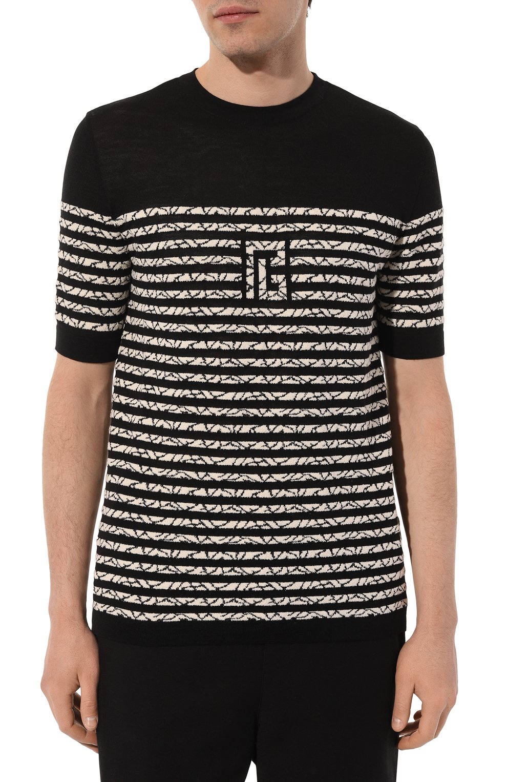 Джемпер из шерсти и хлопка BALMAIN, арт. AH1AL026KD90, фото 3