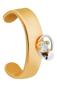 Серьга DELFINA DELETTREZ, арт. TIO 5011.A (SMALL), фото 2