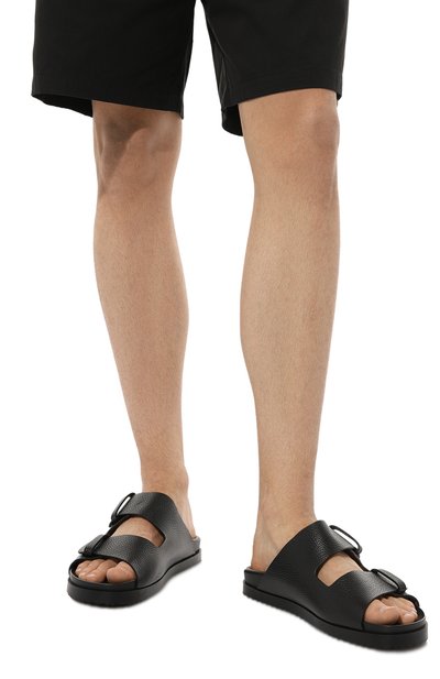 Кожаные шлепанцы DOUCAL'S, арт. DU3297NECKPF704NN00, фото 3