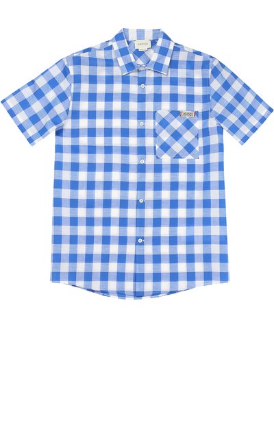 Рубашка из смеси хлопка и льна GUCCI, арт. 452275/XB381, фото 1