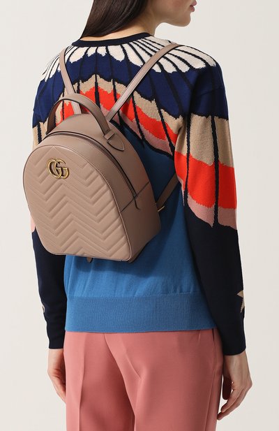 Рюкзак gg marmont GUCCI бежевого цвета по цене 114000 руб., арт. 476671/DTDHD, фото 5 Рюкзак gg marmont GUCCI, арт. 476671/DTDHD, фото 5
