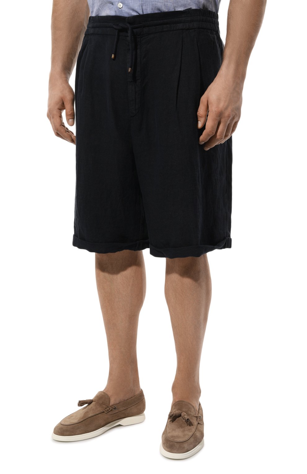 Льняные шорты BRUNELLO CUCINELLI, арт. M243DU0020, фото 3