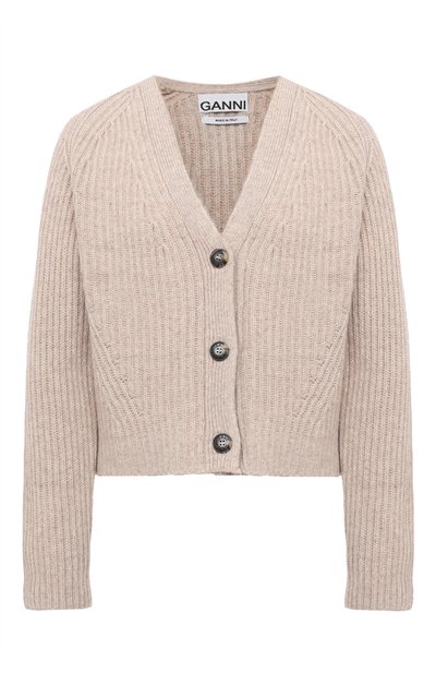 Женский шерстяной кардиган GANNI, арт. K1441