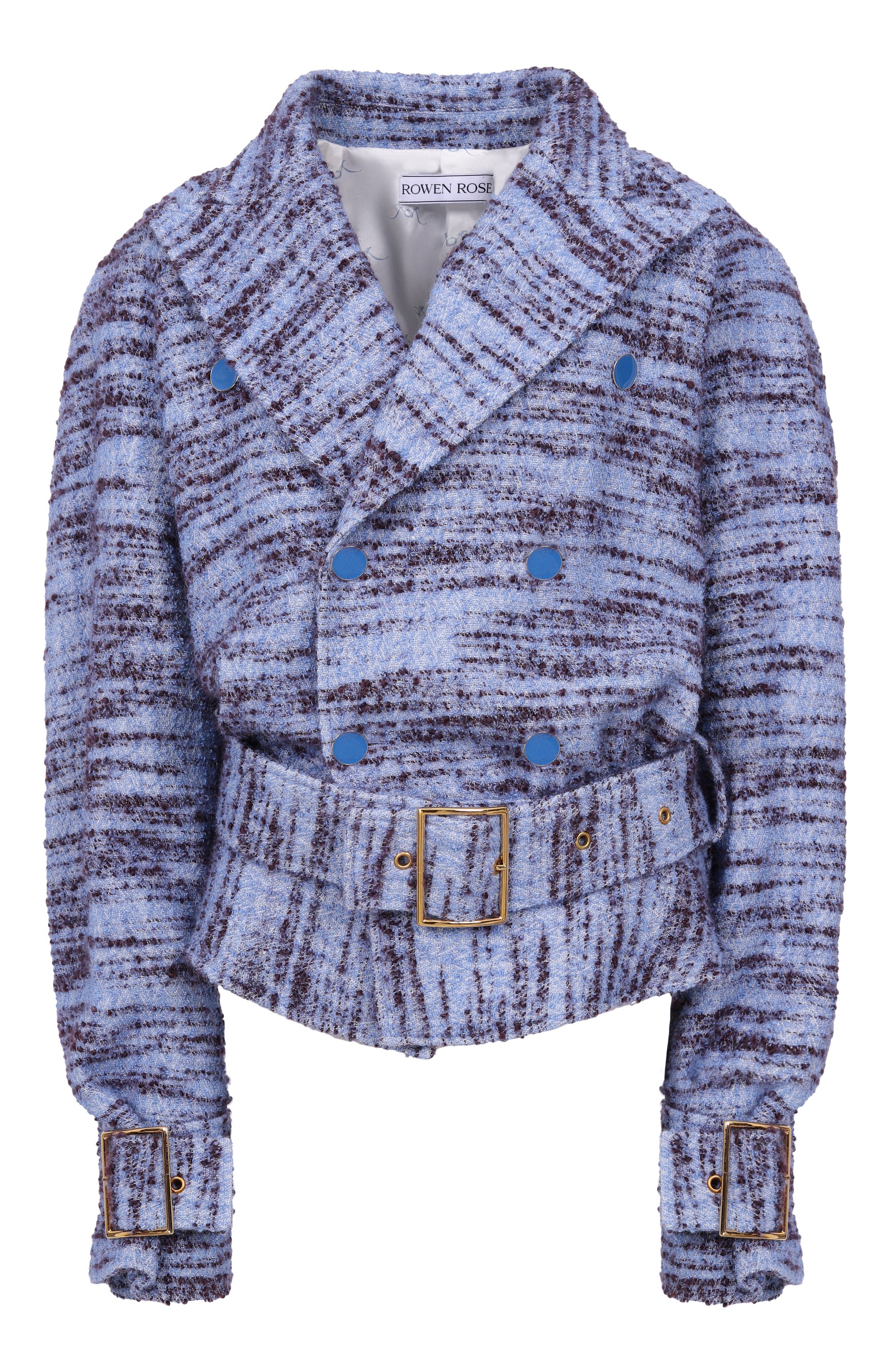 Твидовое полупальто ROWEN ROSE, арт. C0AT_RR164_XS/TWEED, фото 1