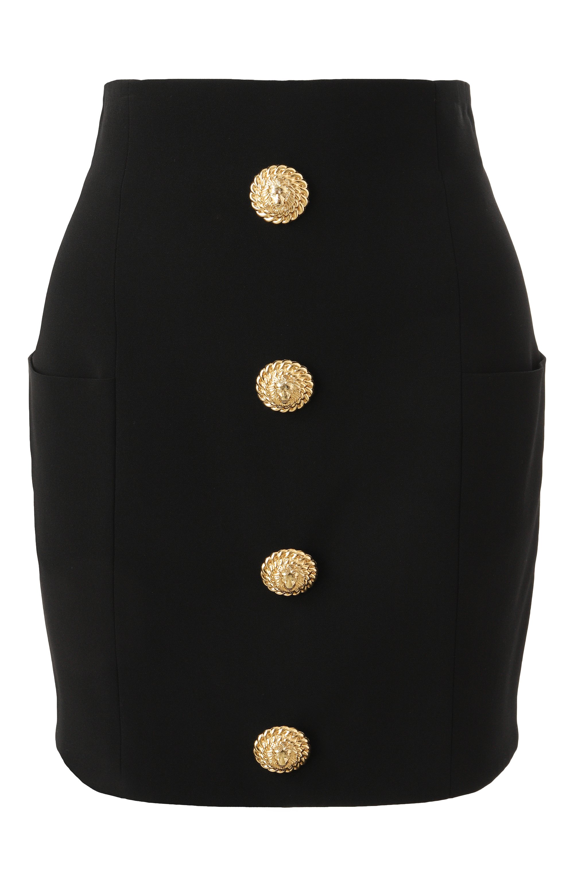 Юбка из вискозы BALMAIN, арт. DF0LBA35/VB00, фото 1