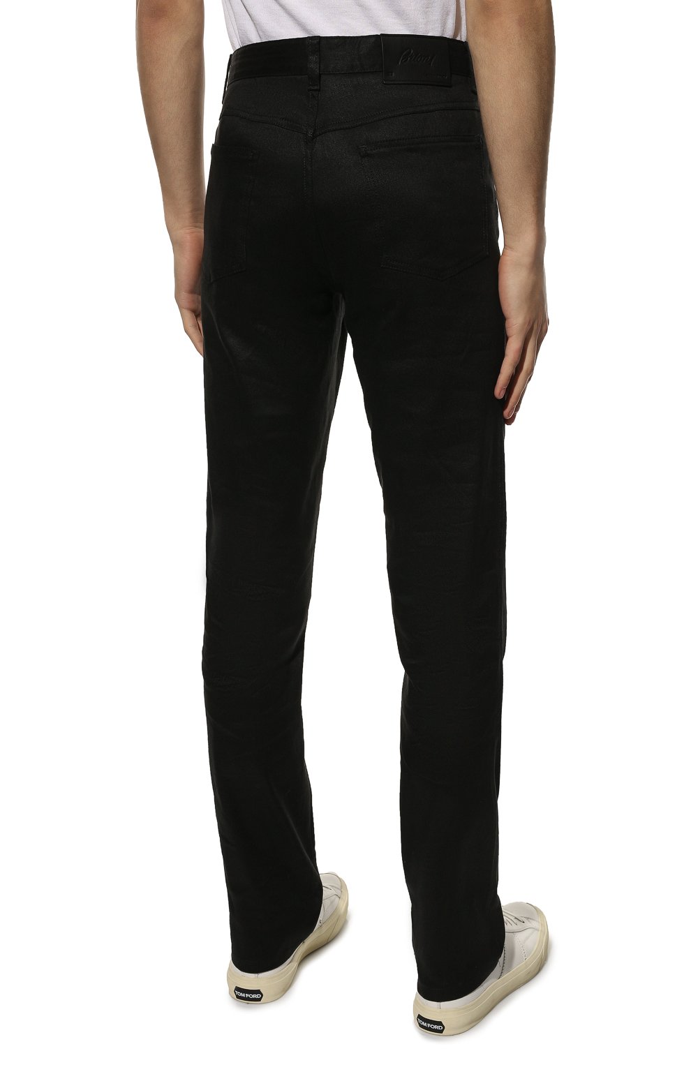 Джинсы BRIONI черного цвета по цене 76400 руб., арт. SPEQ0L/P1123/CHAM0NIX, фото 4 Джинсы BRIONI, арт. SPEQ0L/P1123/CHAM0NIX, фото 4