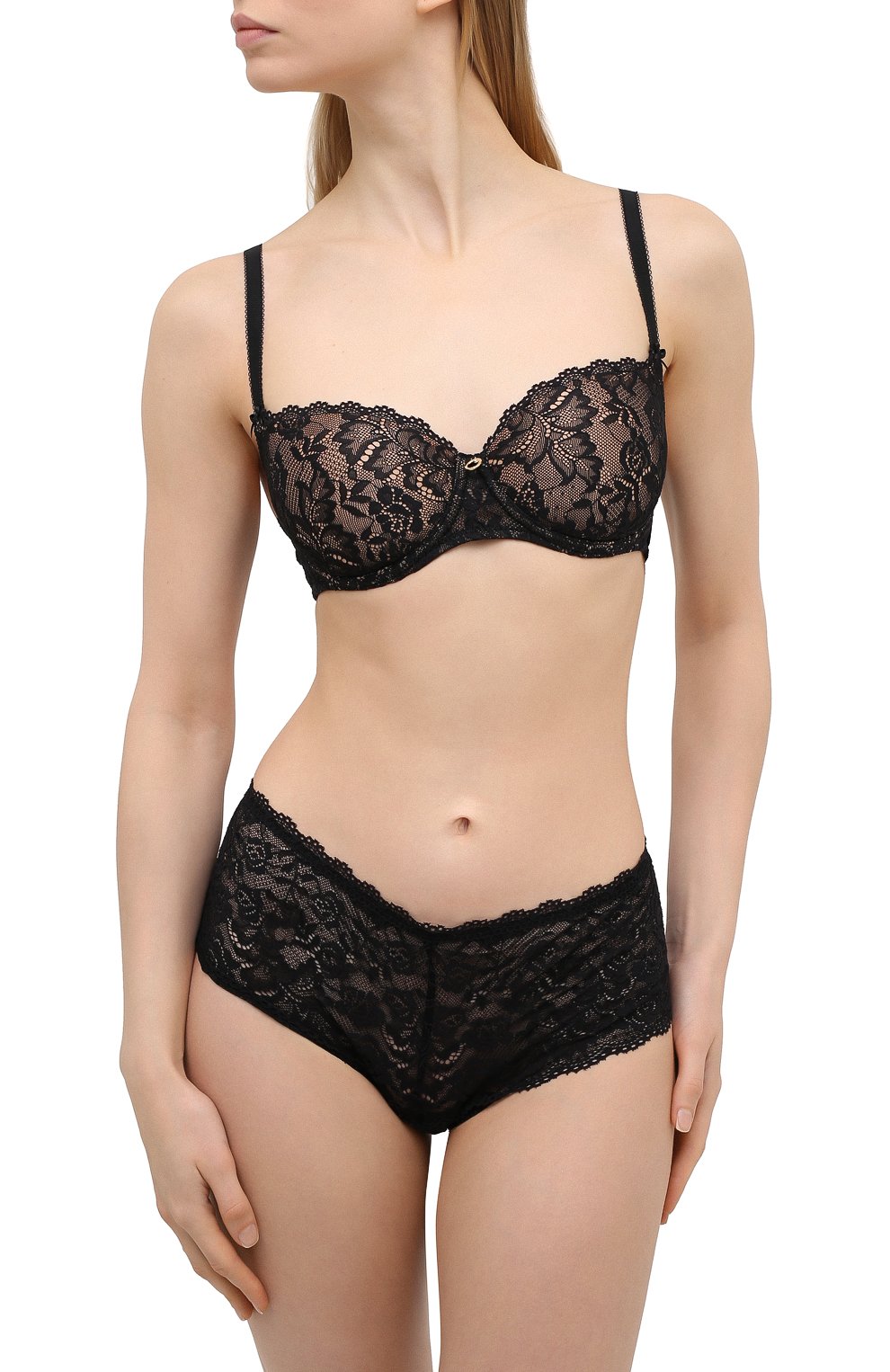 Трусы-шорты AUBADE черного цвета по цене 10450 руб., арт. HK70, фото 2 Трусы-шорты AUBADE, арт. HK70, фото 2