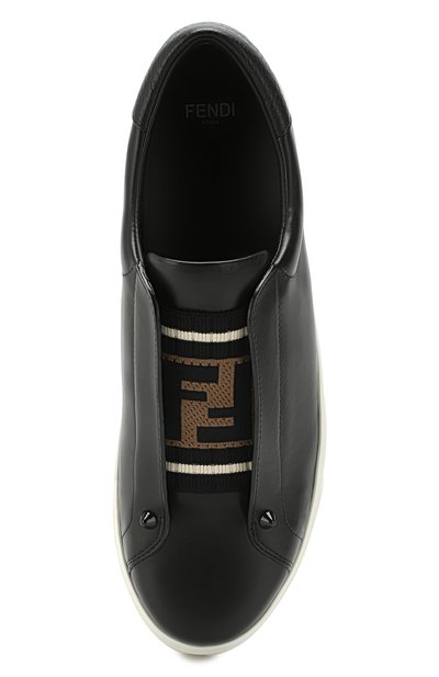 Кожаные кеды FENDI, арт. 8E6852 A625, фото 5