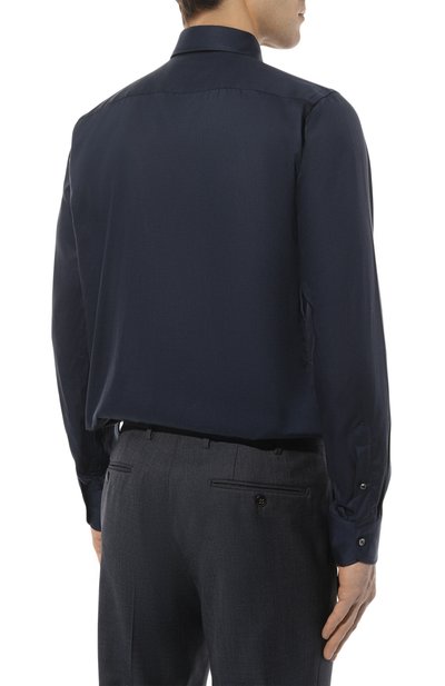 Сорочка из лиоцелла и хлопка CANALI, арт. 7A1/GD03010, фото 5