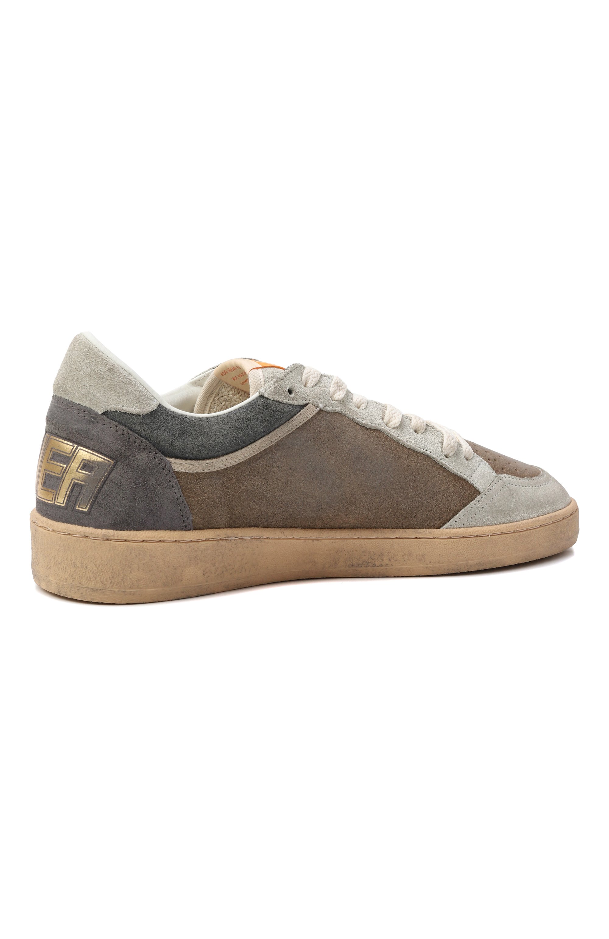 Замшевые кеды ball star GOLDEN GOOSE DELUXE BRAND, арт. GMF00771.F007942, фото 5