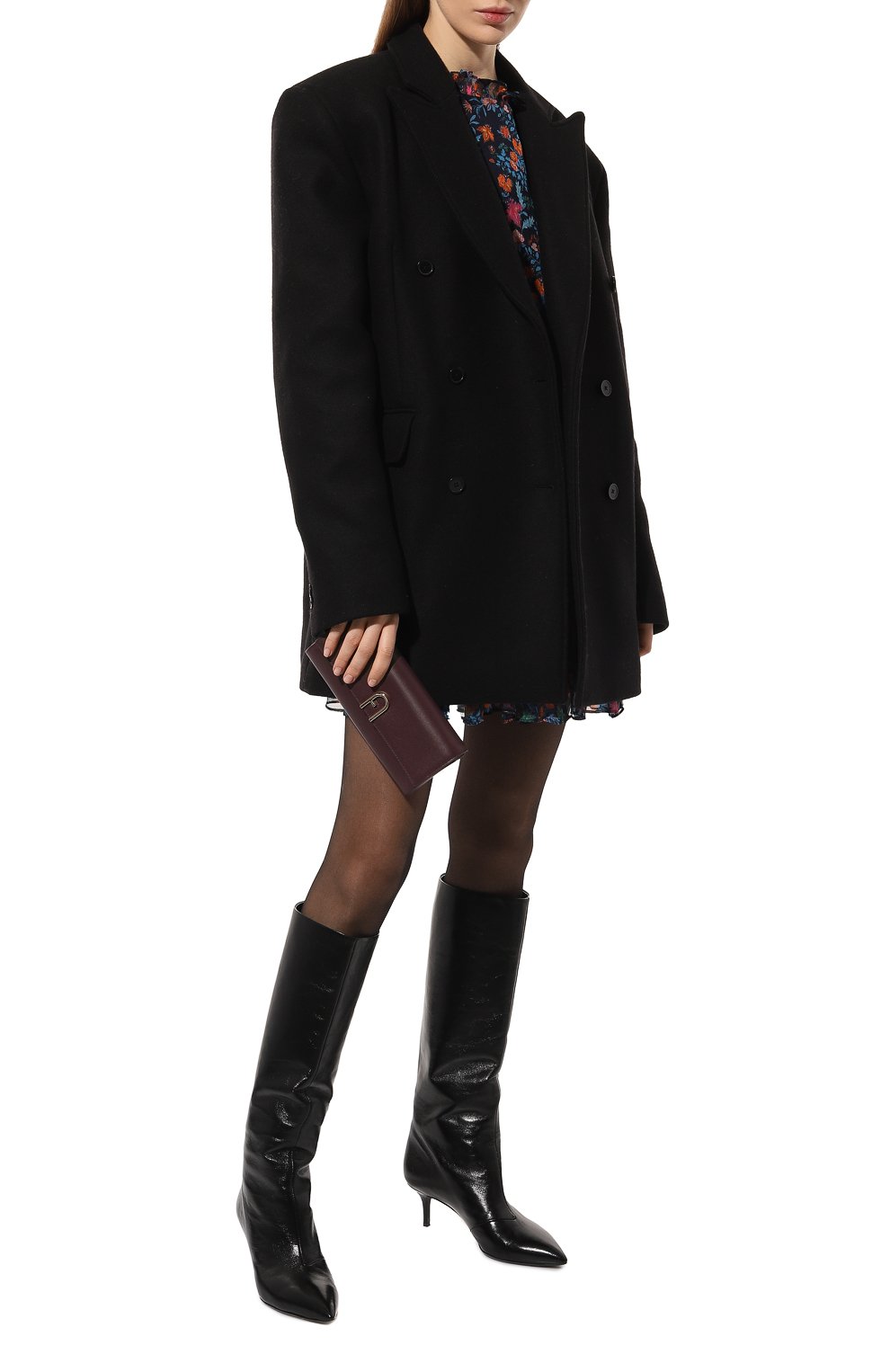 Клатч flow mini FURLA темно-коричневого цвета по цене 22000 руб., арт. WE00518/BX2045, фото 7 Клатч flow mini FURLA, арт. WE00518/BX2045, фото 7