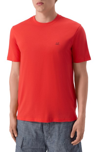 Хлопковая футболка C.P. COMPANY, арт. 18CMTS030A005100W, фото 3