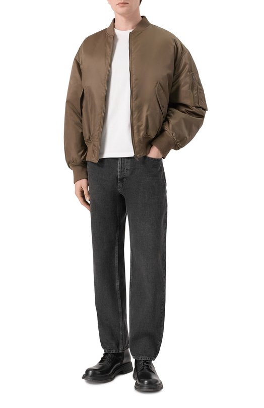 Хлопковая футболка Saint Laurent 861693/Y38AK Белый  861693/Y38AK Фото 2