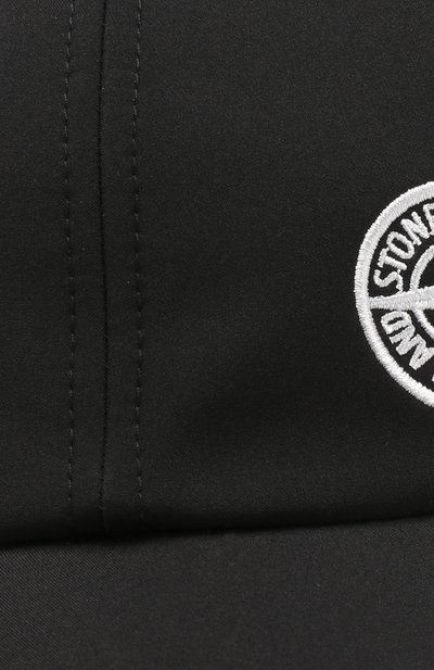 Бейсболка STONE ISLAND черного цвета по цене 8775 руб., арт. 711599222, фото 3 Бейсболка STONE ISLAND, арт. 711599222, фото 3