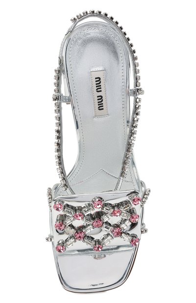 Босоножки MIU MIU, арт. 5X533D-3LFO-F0118-065, фото 5